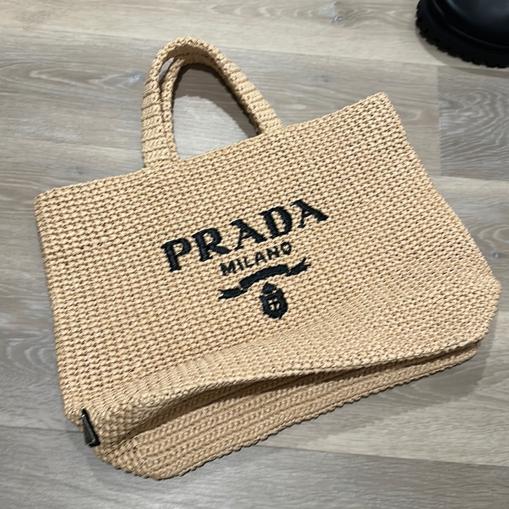Prada Crochet tote bag